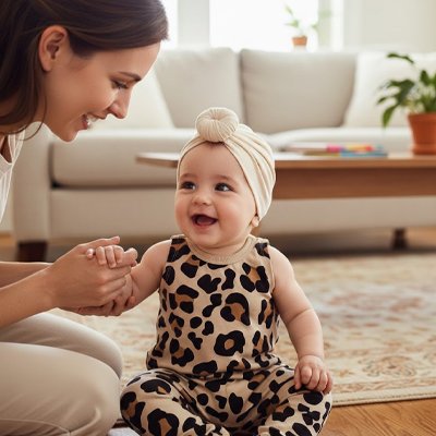 Turban bebe fille