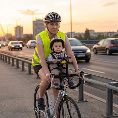 Porte bebe velo 